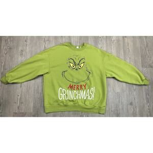 The Grinch H&M Merry Grinchmas! Crewneck Holiday Sweatshirt Women’s Size XL